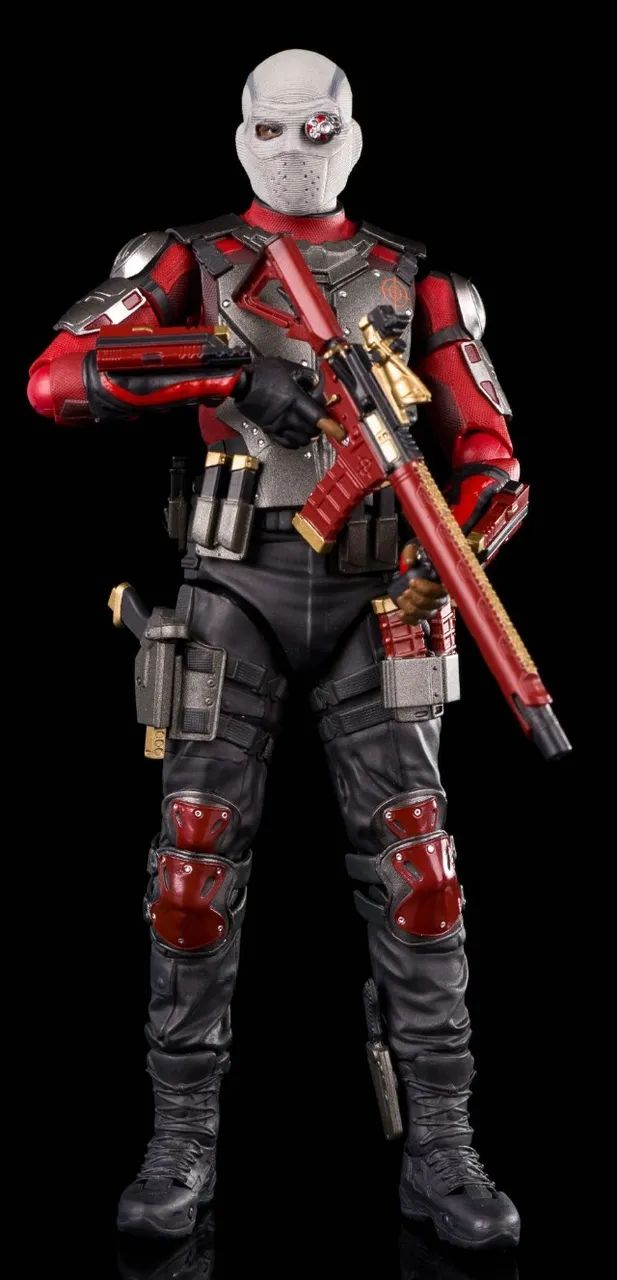 Deadshot Pistoleiro Will Smith 1/12 Figuarts Novo LACRADO - Foto 2