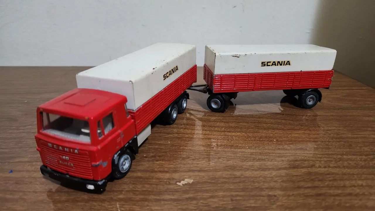 Miniatura Caminhão Scania Tekno Dinamarca  - Foto 3