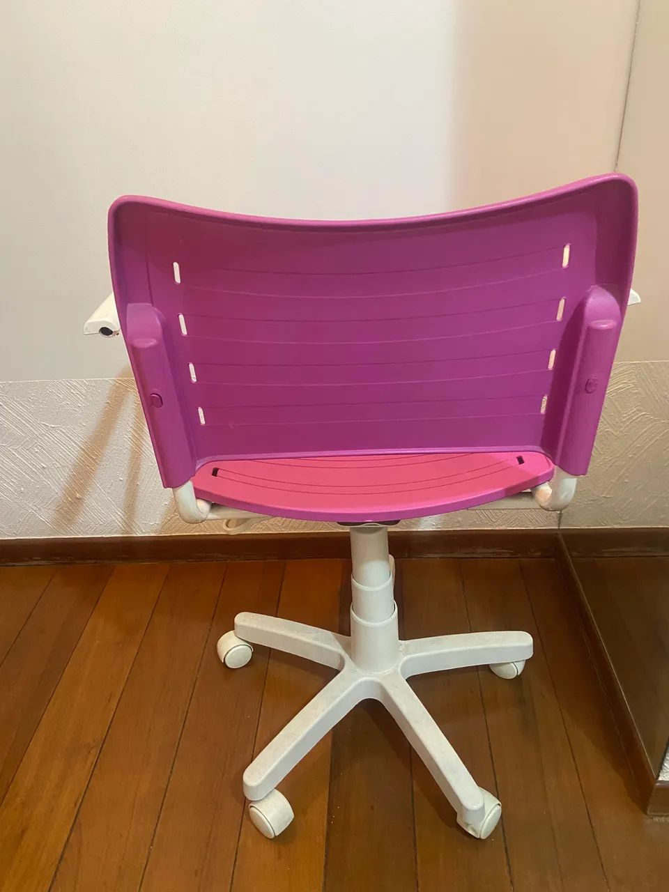 Cadeira de estudo escritório rosa - Foto 4