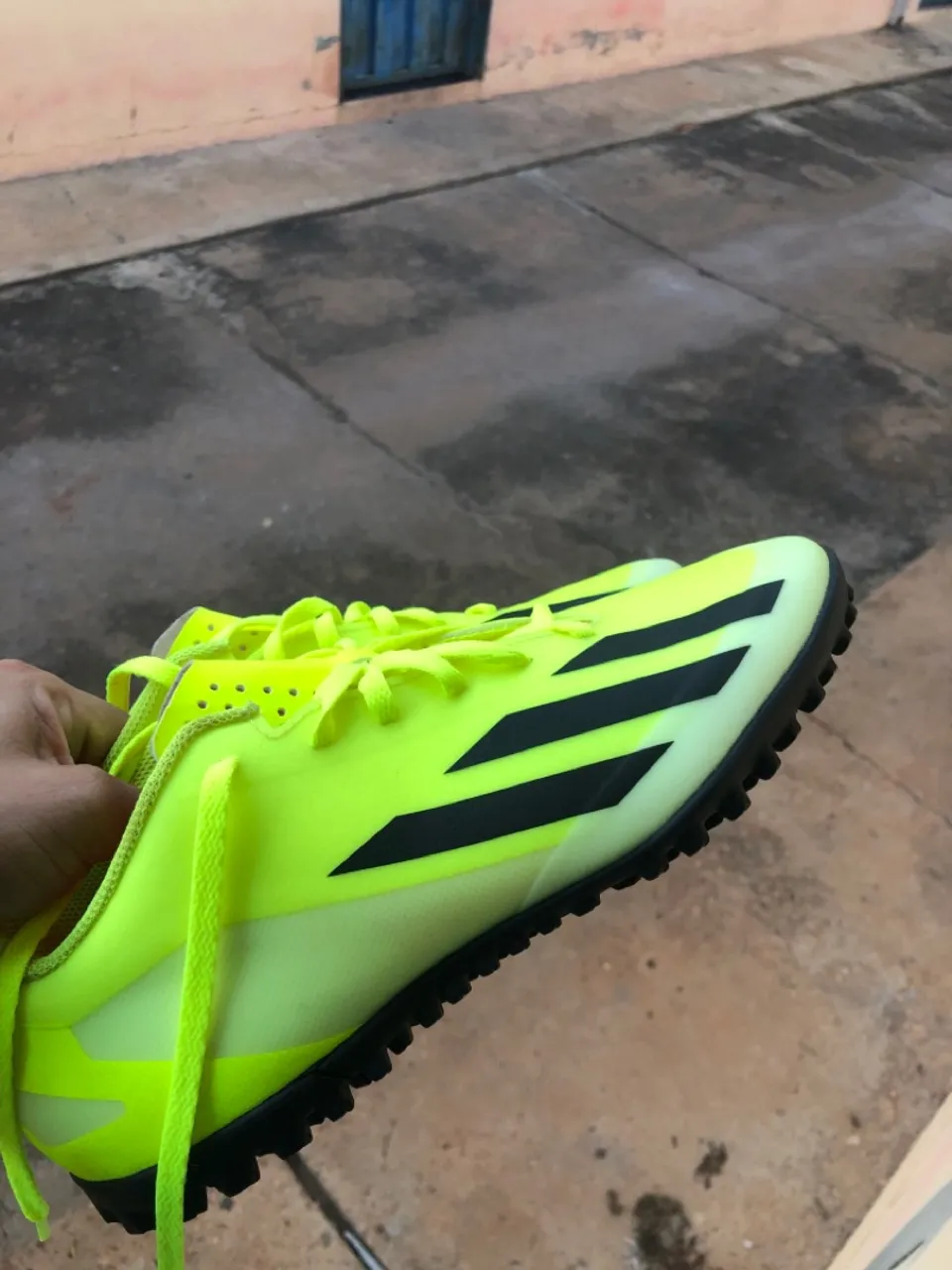 Chuteira Adidas X Crazyfast club Jr - Campo ou Society