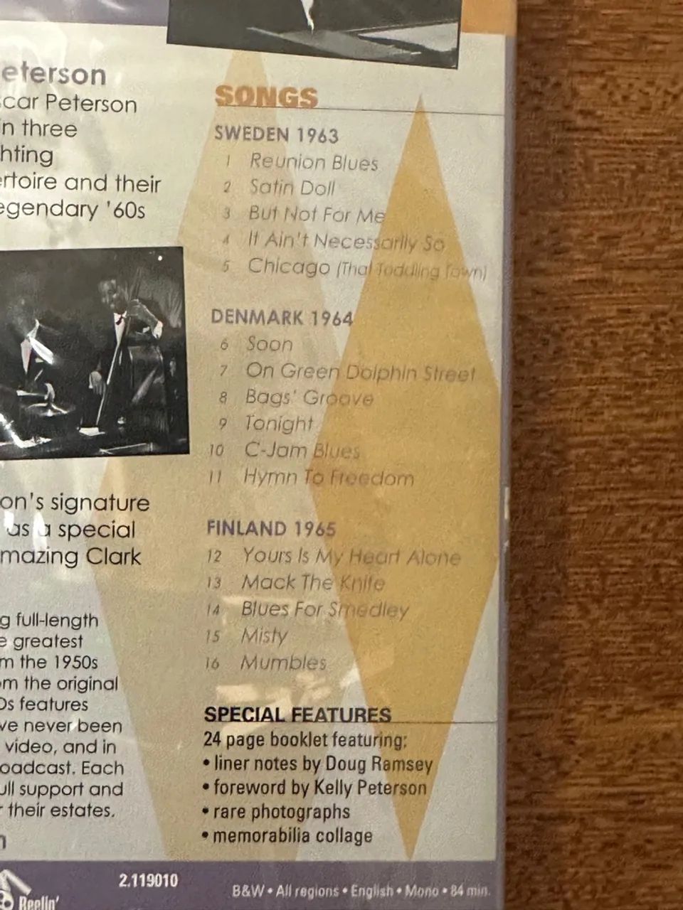 DVD Oscar Peterson - Live in '63, '64 & '65 - Jazz Icons, LACRADO, raridade. - Foto 4