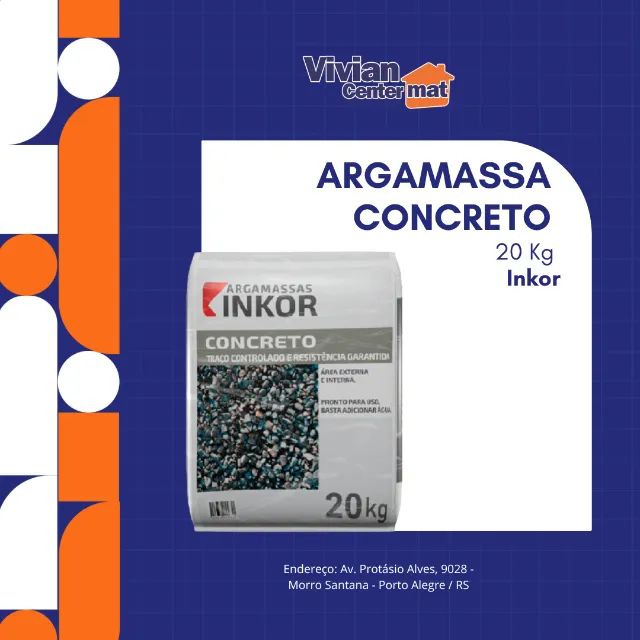 Argamassa Concreto 20kg Inkor