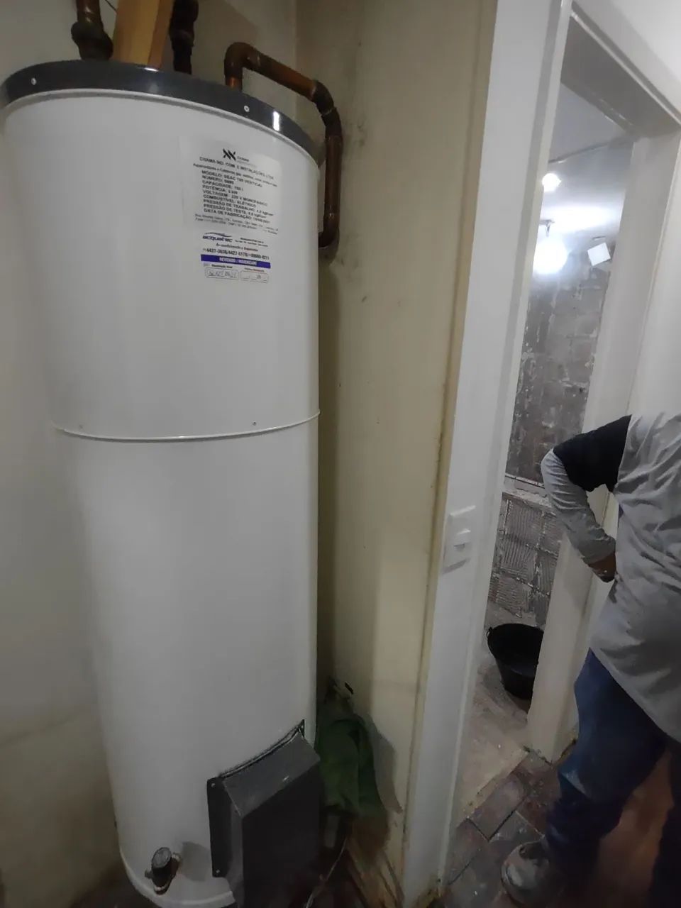 Aquecedor Elétrico de Água Acumulador Boiler150 Litros - Foto 3