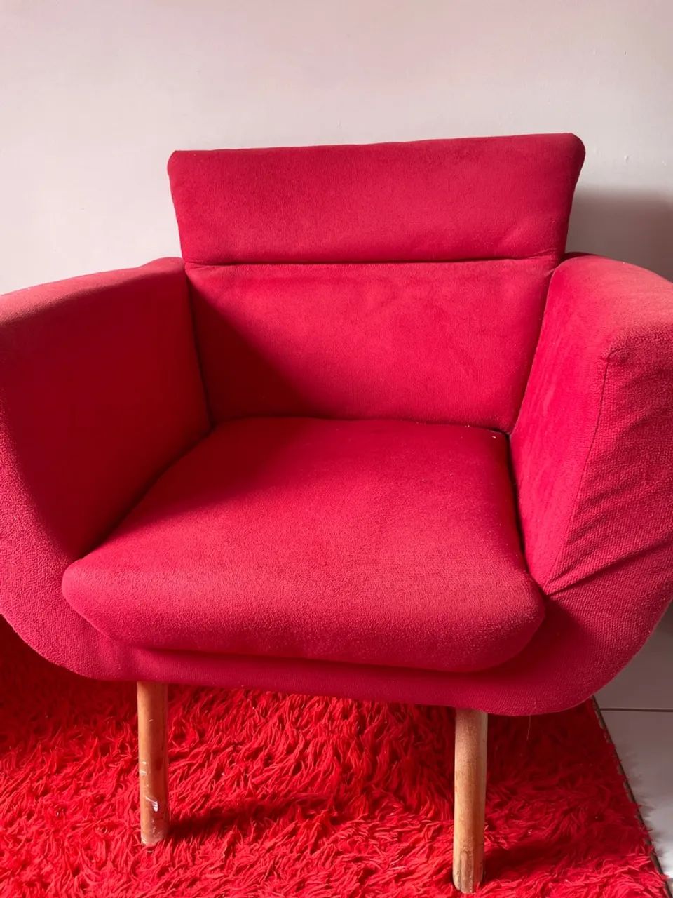 Poltronas Vermelhas Elegantes - Foto 4