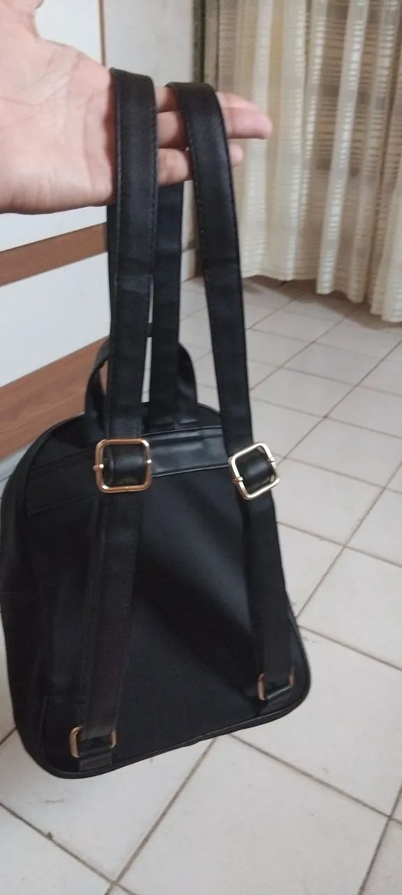 Bolsa Mochila LC Winni Preta - Foto 4