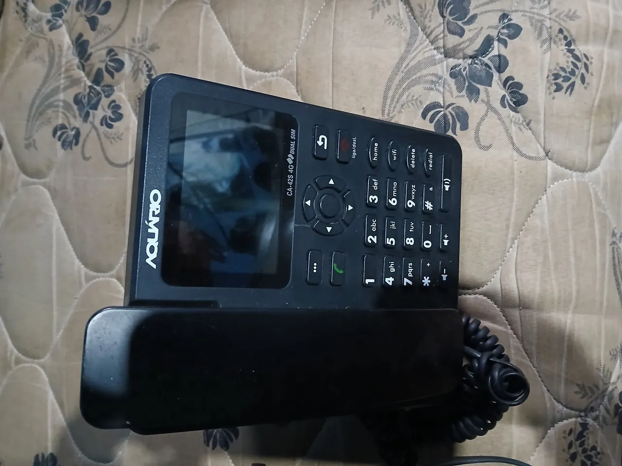 Telefone Fixo 4G Dual Sim Aquário CA-42S