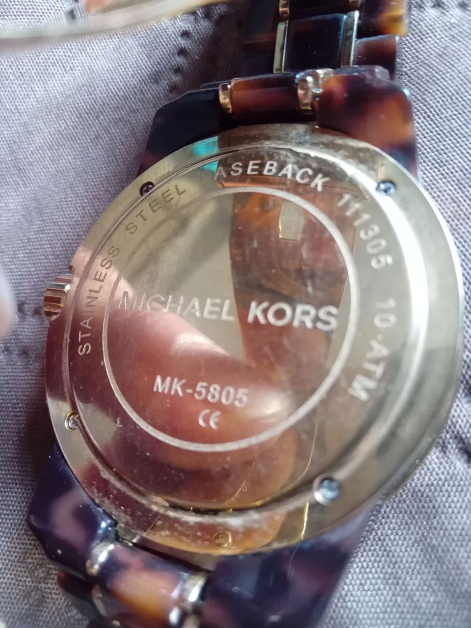 Relógio feminino Michael Kors MK5805 importado original marrom - Foto 3