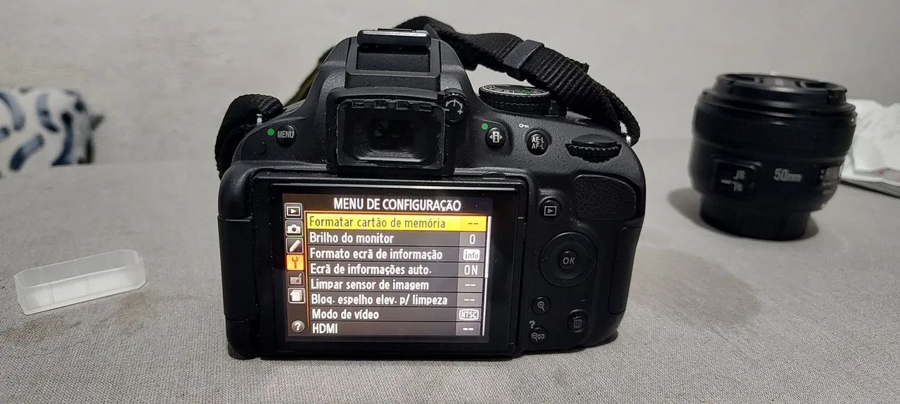 Câmera DSLR Nikon D5100 com Lente 18-55mm, 55-200mm e 50mm - Foto 5