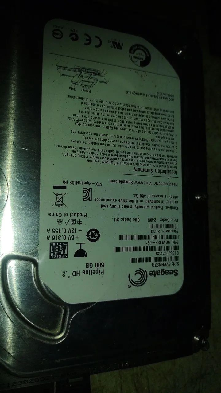 HD Seagate 500GB Pipeline HD .2 - Foto 3