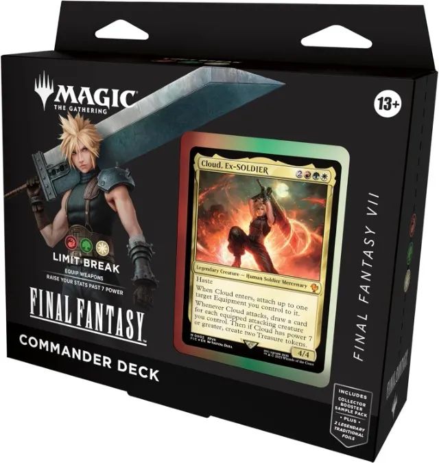 Kit 4 Decks Magic The Gathering Commander Final Fantasy em Ingles - Foto 2