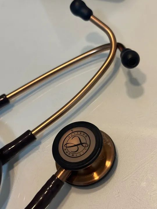 Estetoscópio Litmann Classic III chocolate cobre 5890-3m - Foto 5