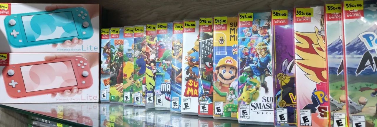 Nintendo Switch Lite - Coral e Turquesa - Novas - Foto 2