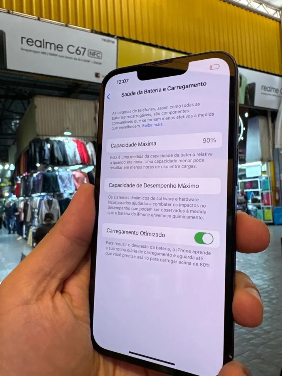 IPHONE 13 128GB SEMI NOVO PRETO - Foto 2