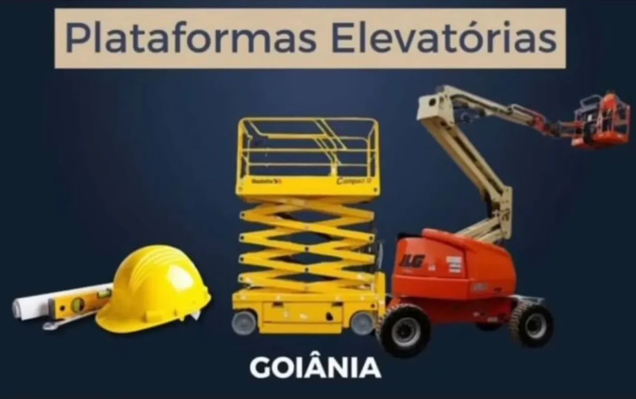 Aluguel de plataforma elevatória.