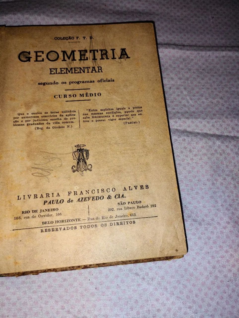 Livros de Geometria e Aritmética Antigos - Foto 3