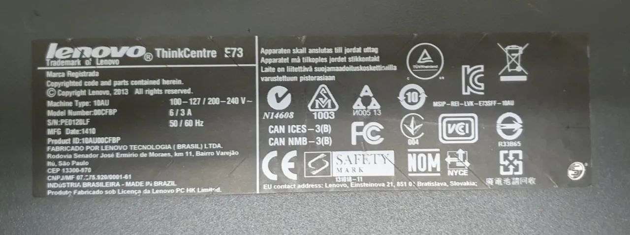 Desktop Lenovo E73 - Foto 4