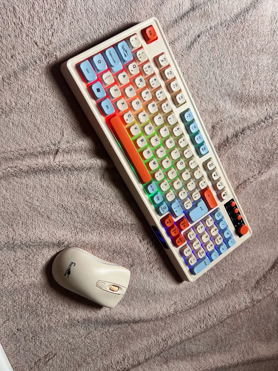 Teclado + mouse sem fio e com led - Foto 2