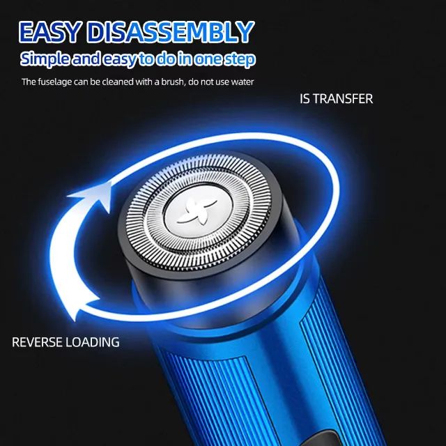 Barbeador Elétrico Portátil USB Mini - PROMOÇÃO - Foto 3