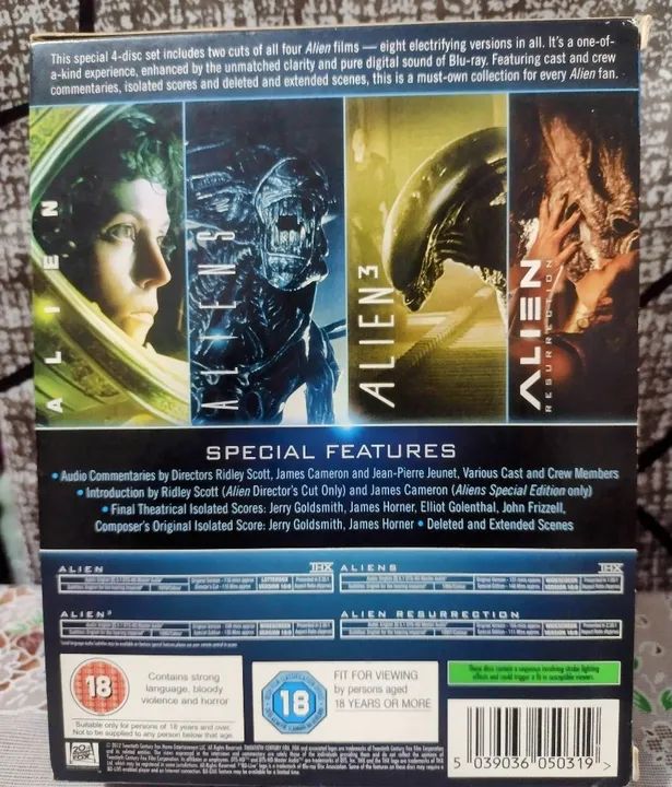 Blu-ray Alien Anthology com 4 discos - Foto 2