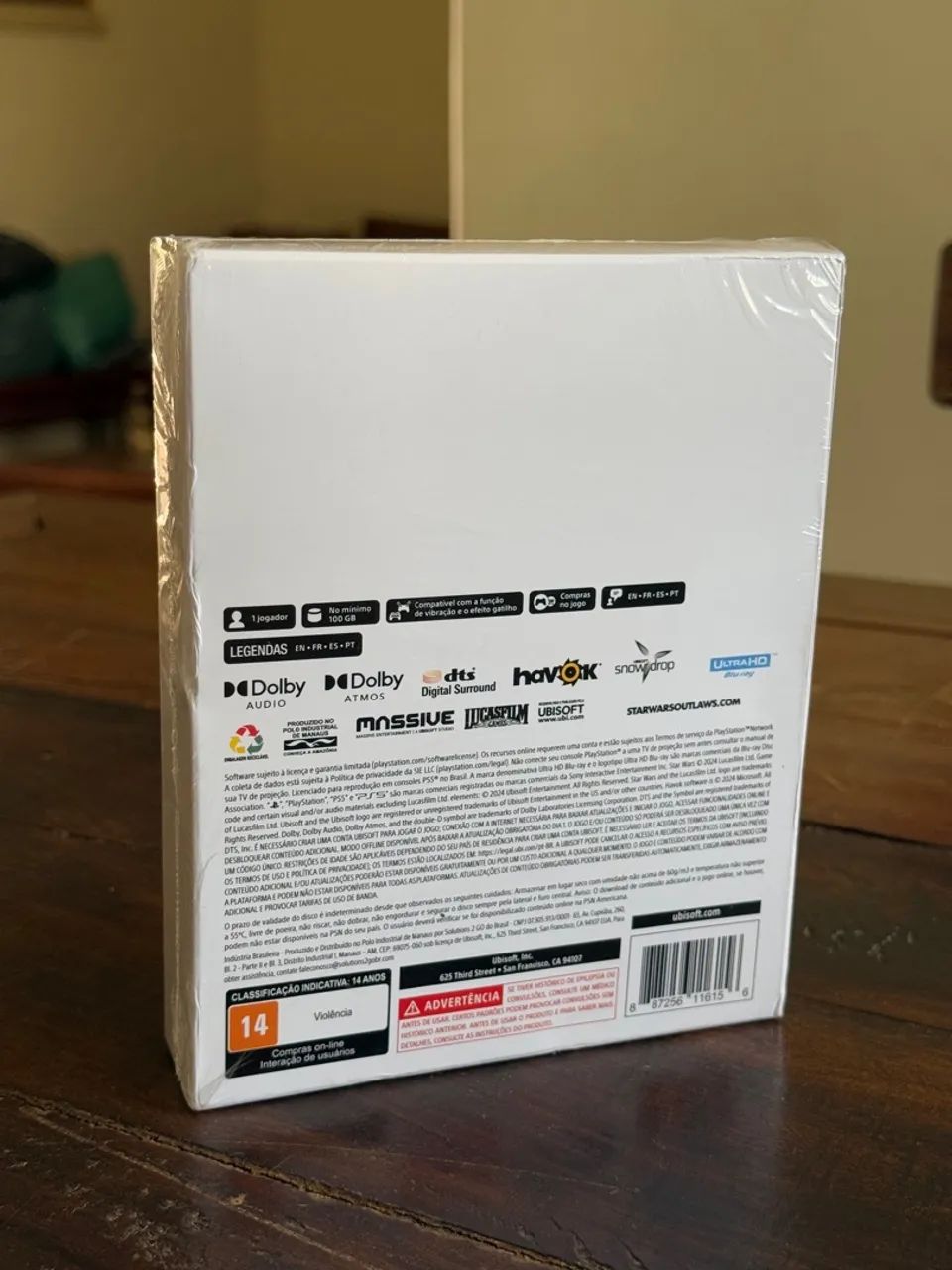 Jogo Game Star Wars Outlaws Edição Limitada SteelBook PS5 Novo Lacrado + Nota Fiscal