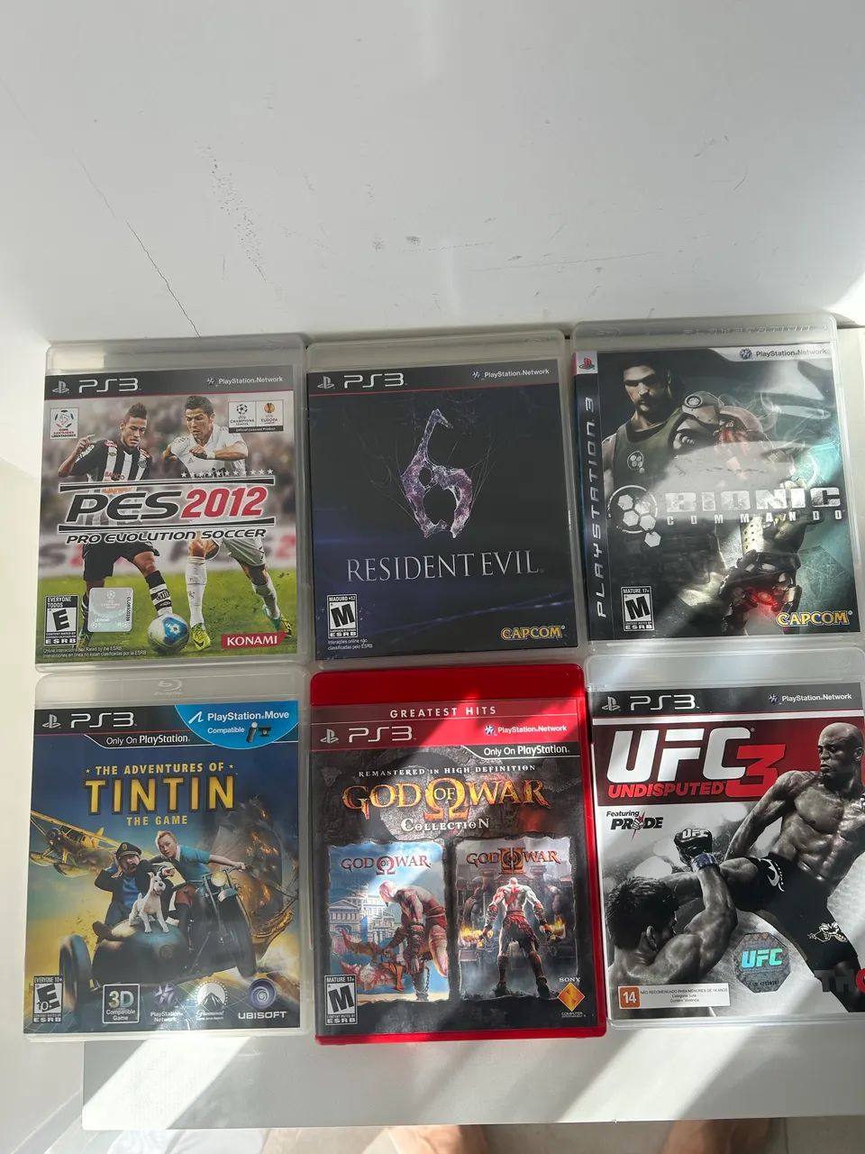 Lote de jogos PS3