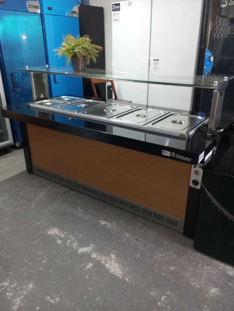 NZ. Buffet AQUECIDO 2 metros Gelopar 