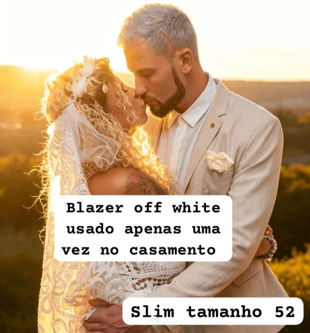 Blazer de linho slim 52 Usado 1 vez casamento - Foto 4