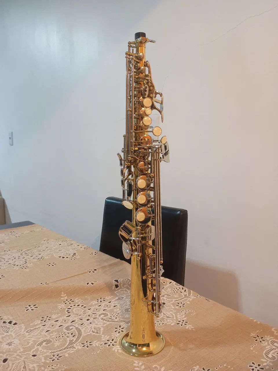 Sax soprano reto Eagle SP 502, chaves niquelada! - Instrumentos Sax soprano reto Eagle SP 502, chaves niquelada! - Instrumentos