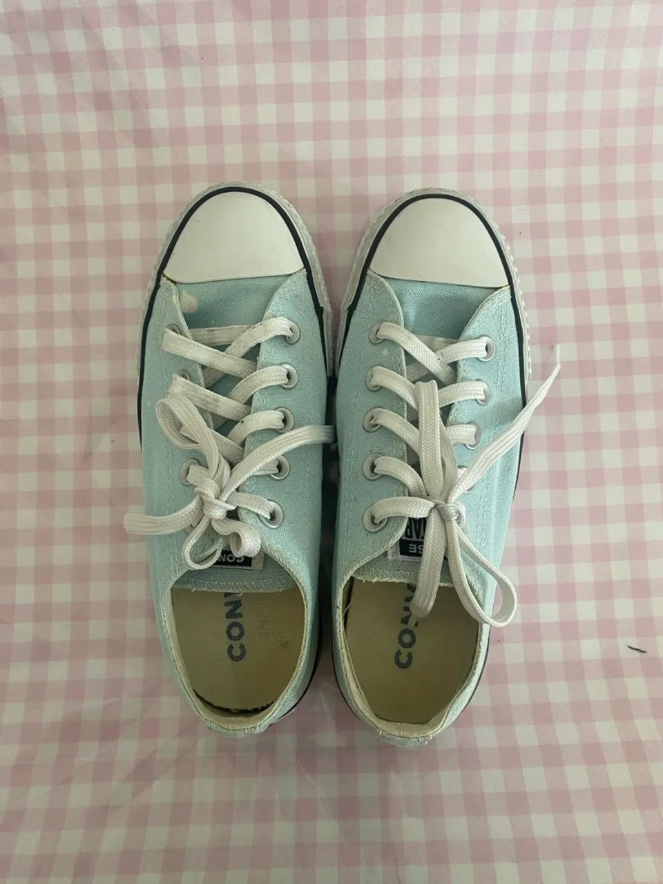 All Star Plataforma Azul Bebê 