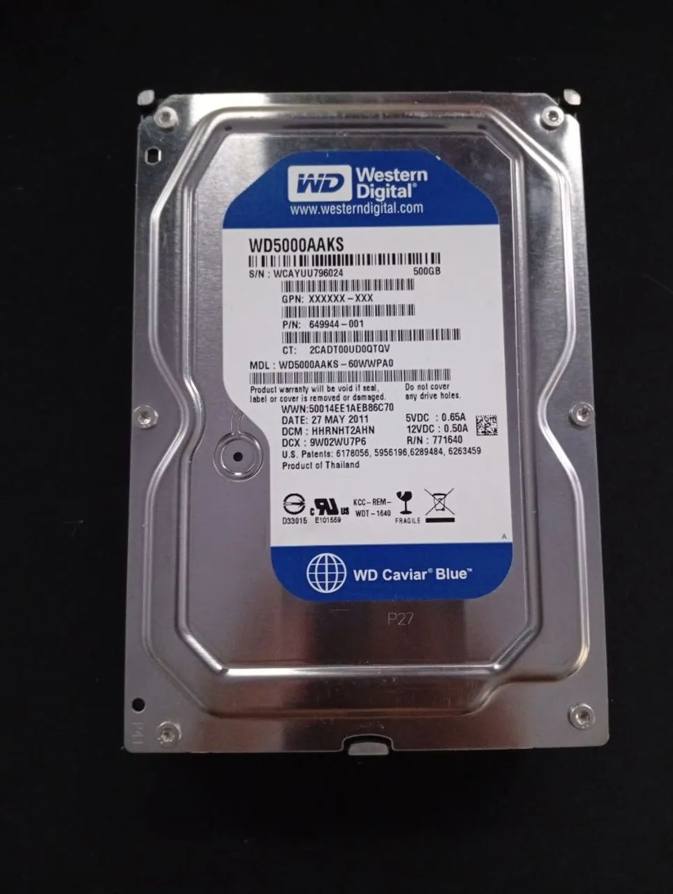 HD 500GB NOVO FUNCIONANDO!!!!!! 