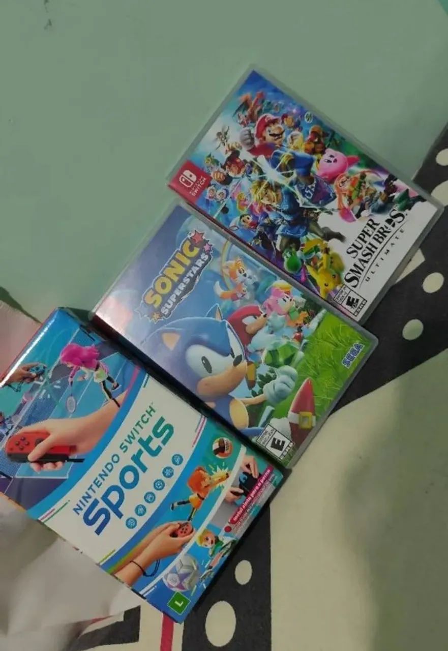 Nitendo switch oled original com jogos e acessórios para vender rápido!  - Foto 4