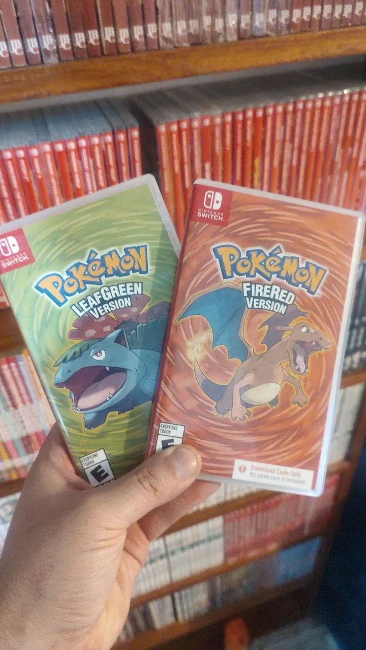 Só capas pokémon FireRed e LeafGreen (não oficial)