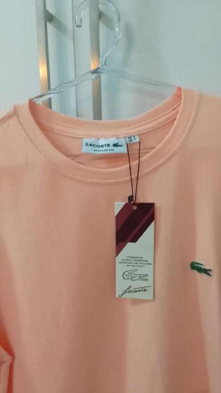 Camiseta Lacoste Regular Fit Original  - Foto 3