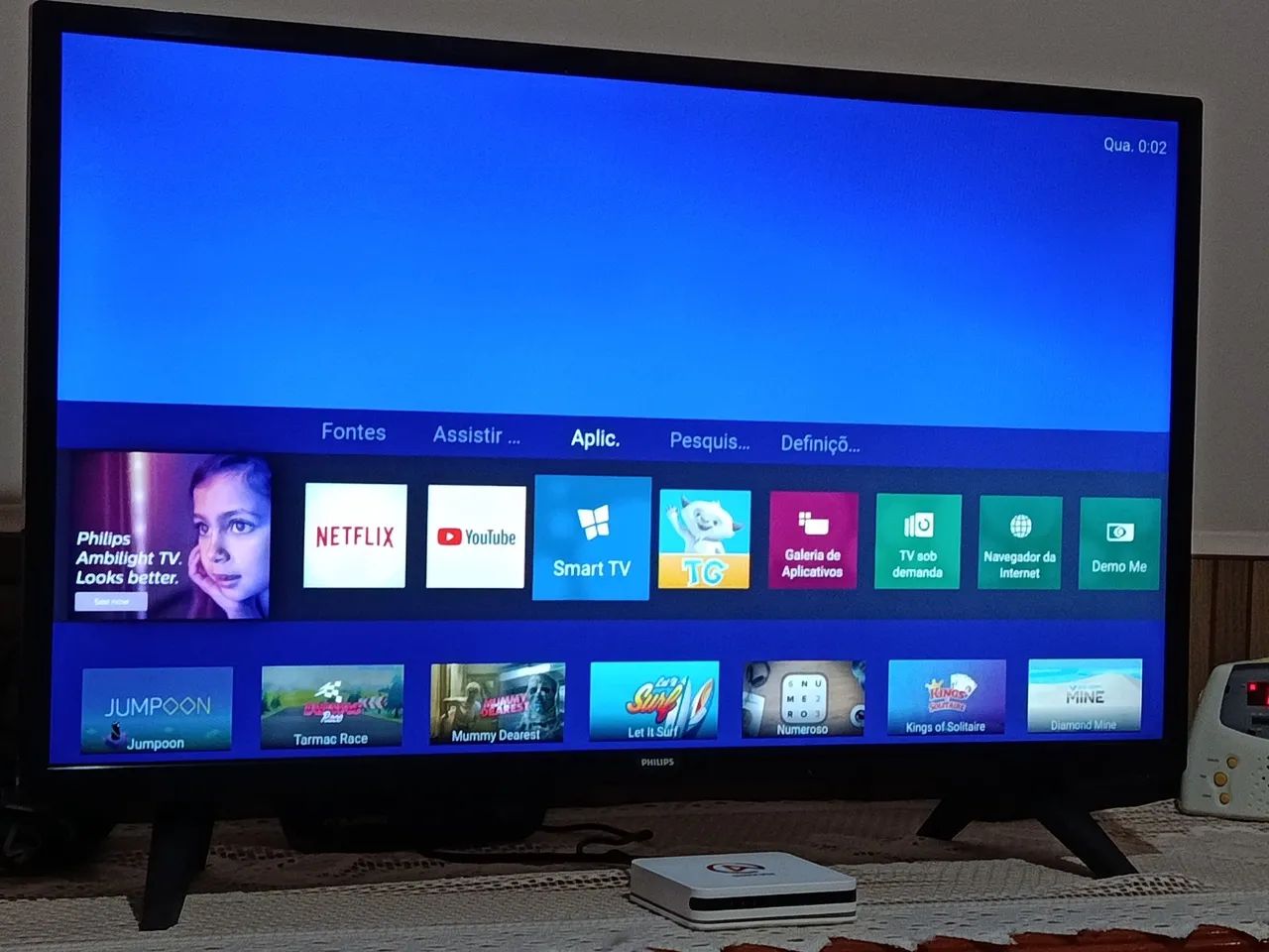 Smart tv Philips 32 polegadas 