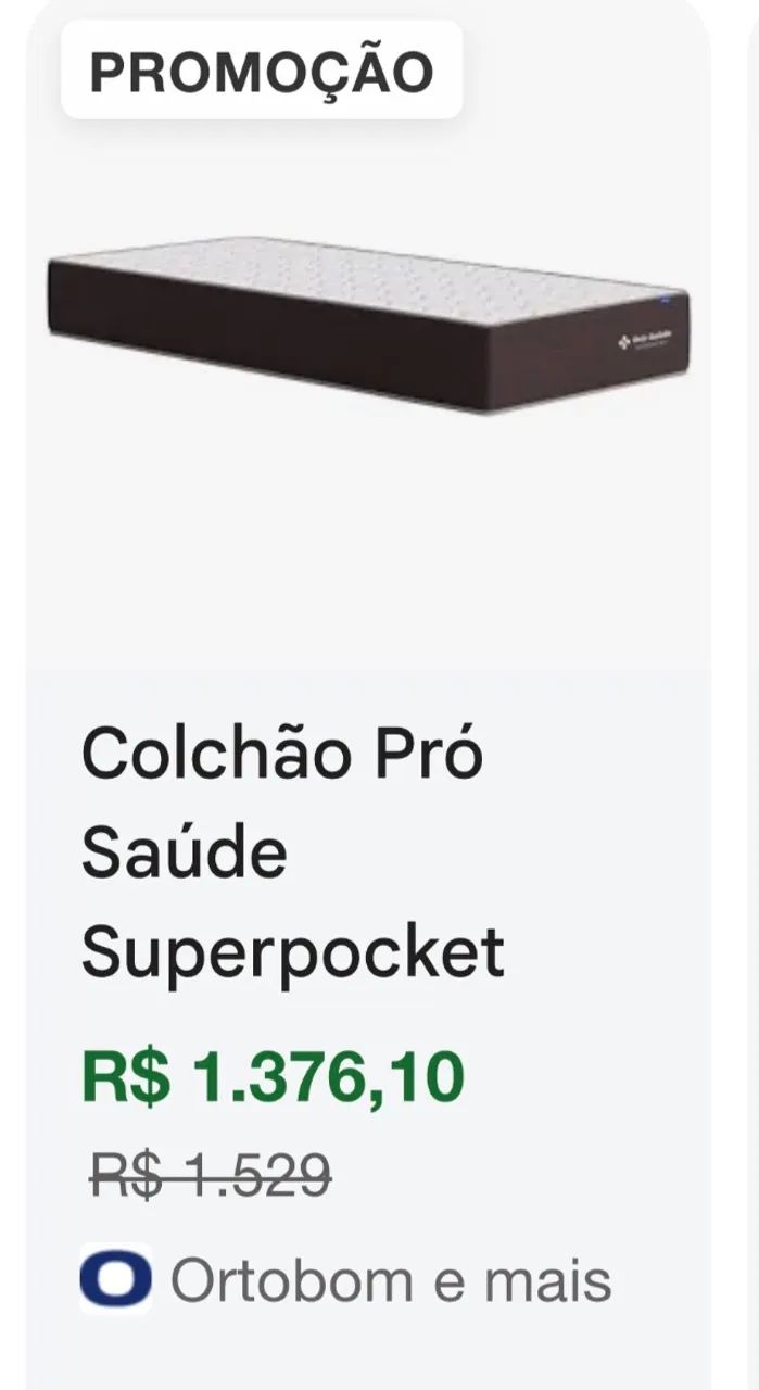 Cama + Colchão Solteiro Ortobom - Foto 4