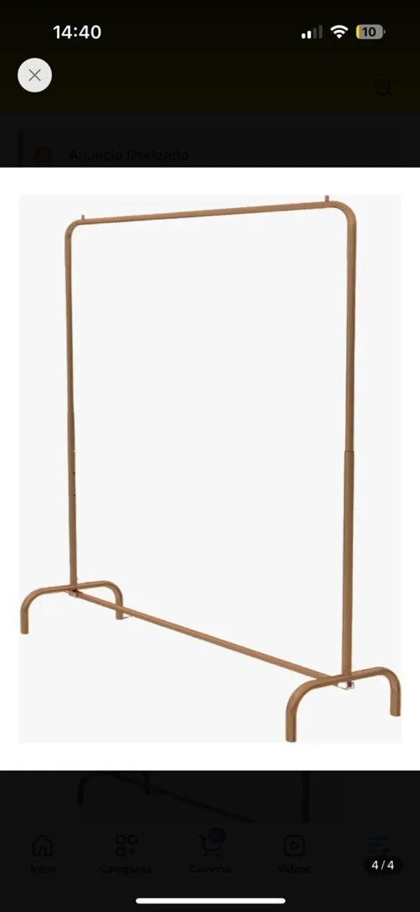 Arara rosé gold semi novo - Foto 3