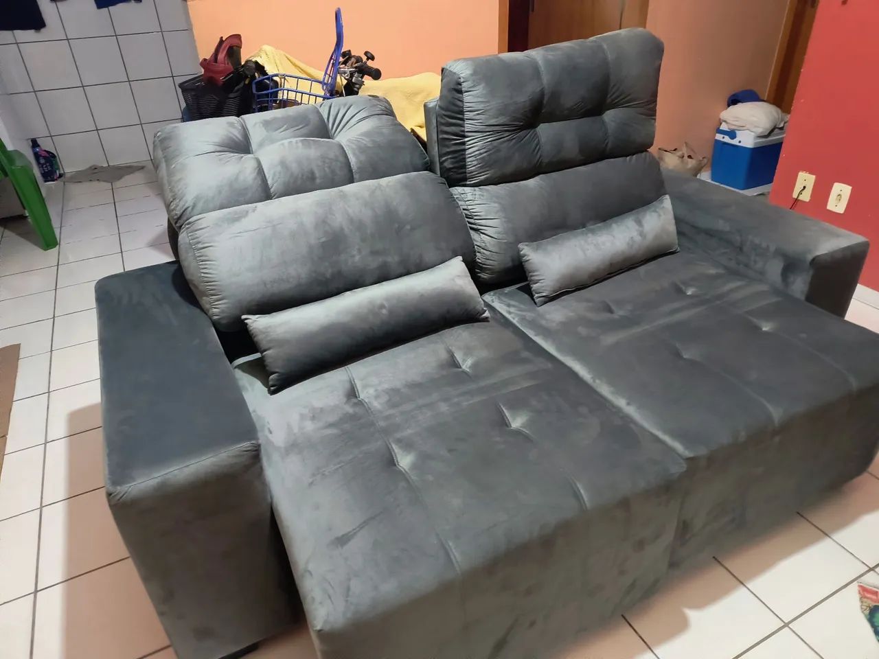Sofá retrátil novo  - Foto 2