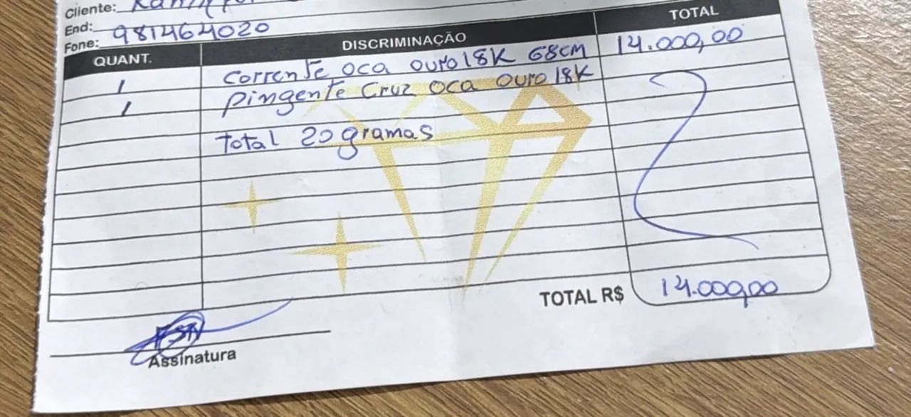 CORRENTE DE OURO 20G  - Foto 4