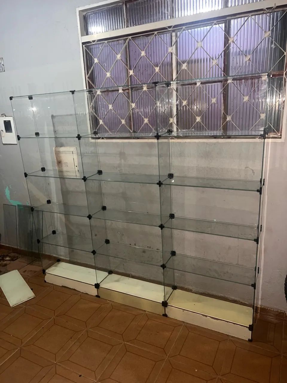 Prateleira de vidro
