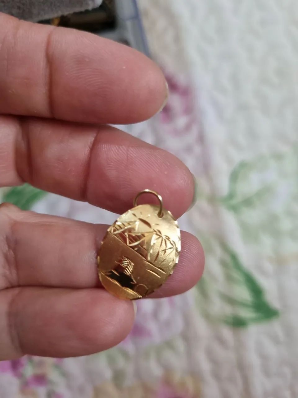 Pingente escrava ouro 18k - Foto 2