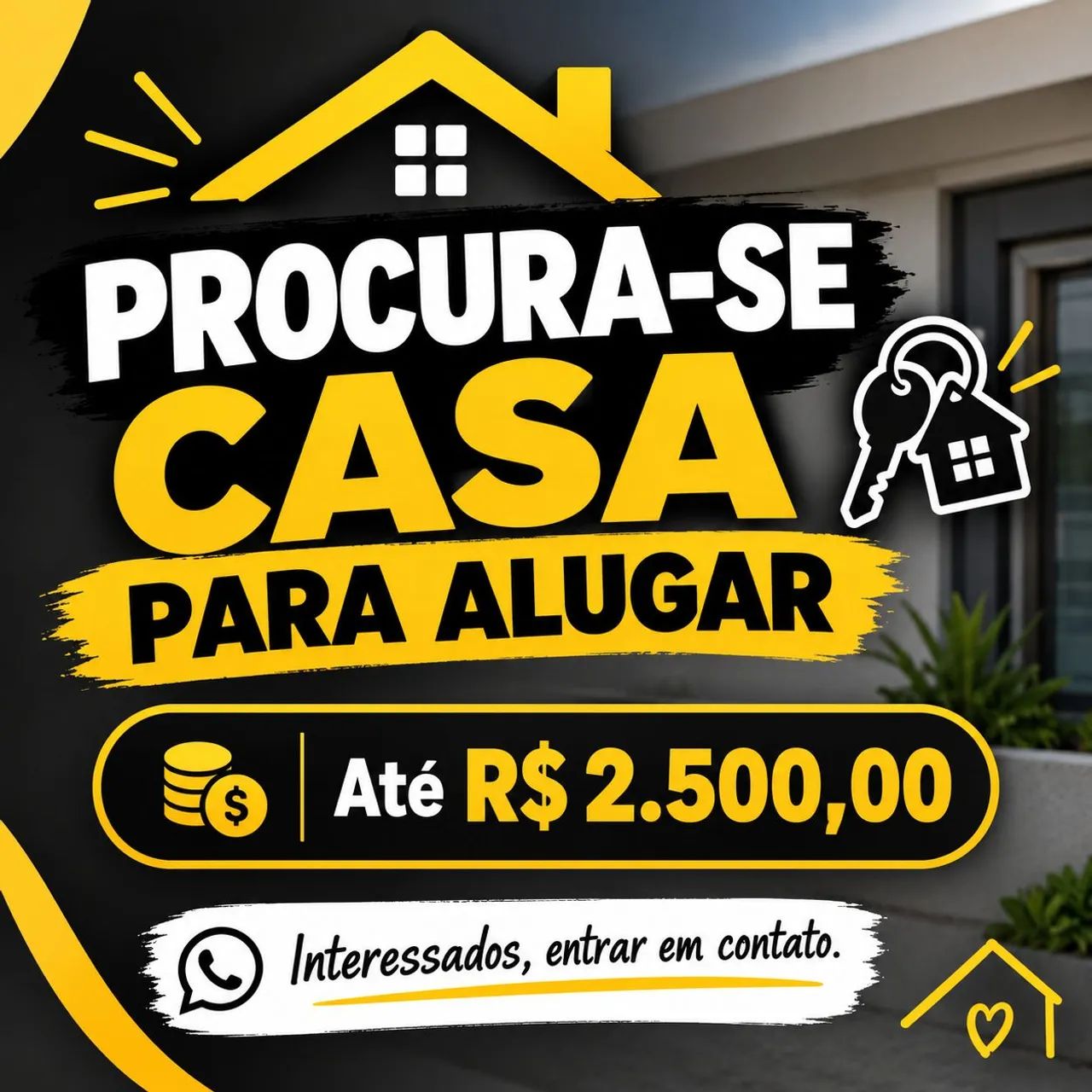Procurando uma casa pra alugar 