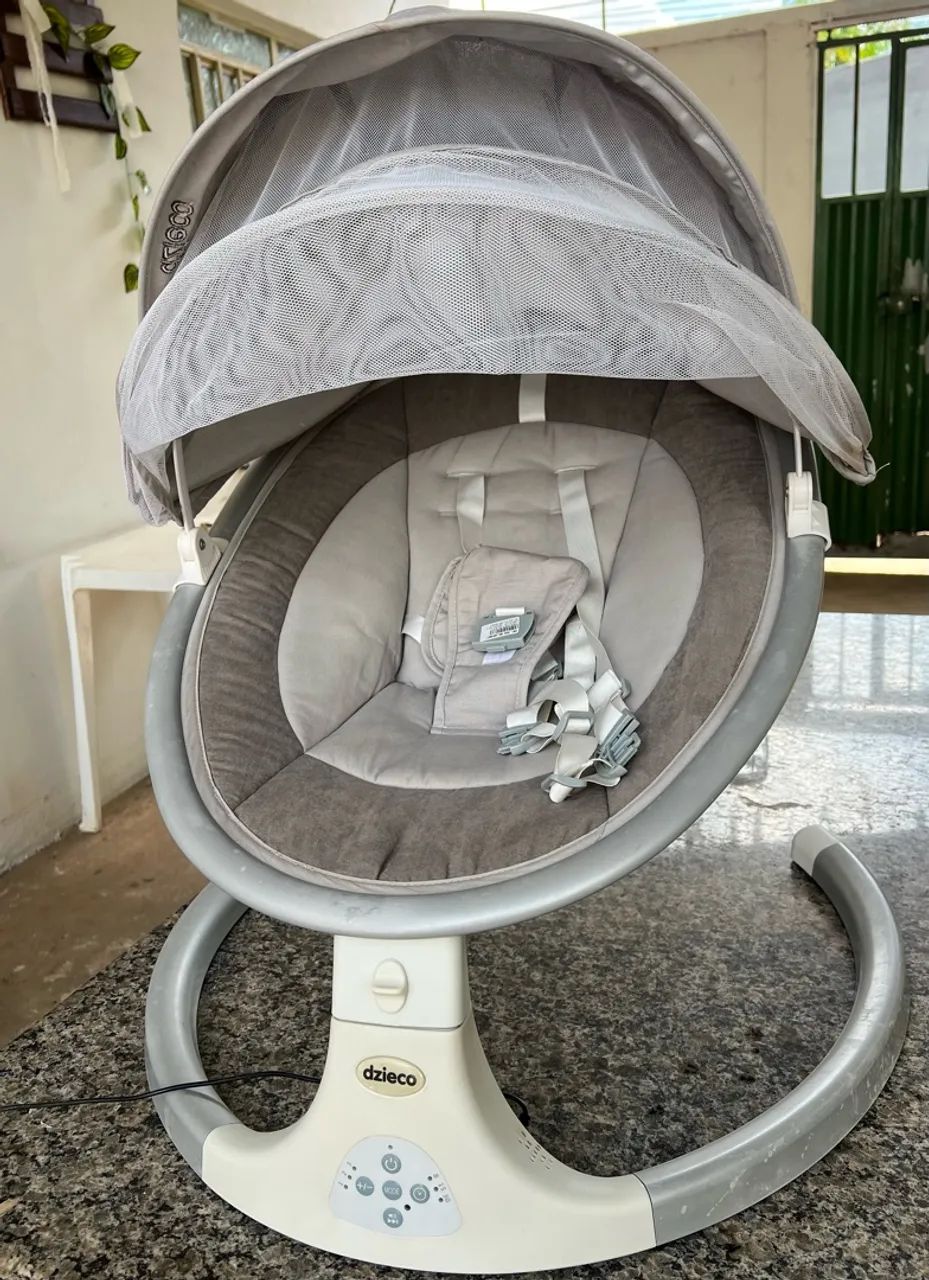 Cadeirinha de balan ço e descanso de bebê elétrica  - Foto 2