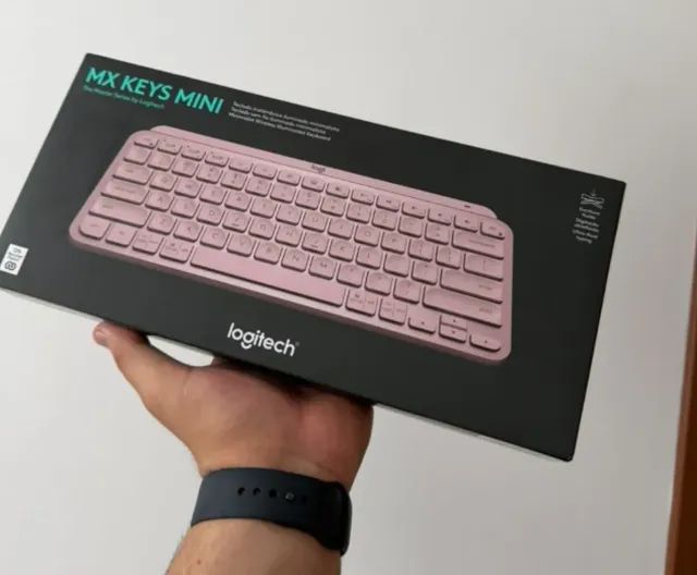 Logitech MX Keys Mini Rosa (NOVO / NUNCA USADO)