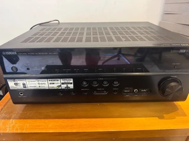 Receiver Yamaha RX-V677 com caixas de som - Foto 3