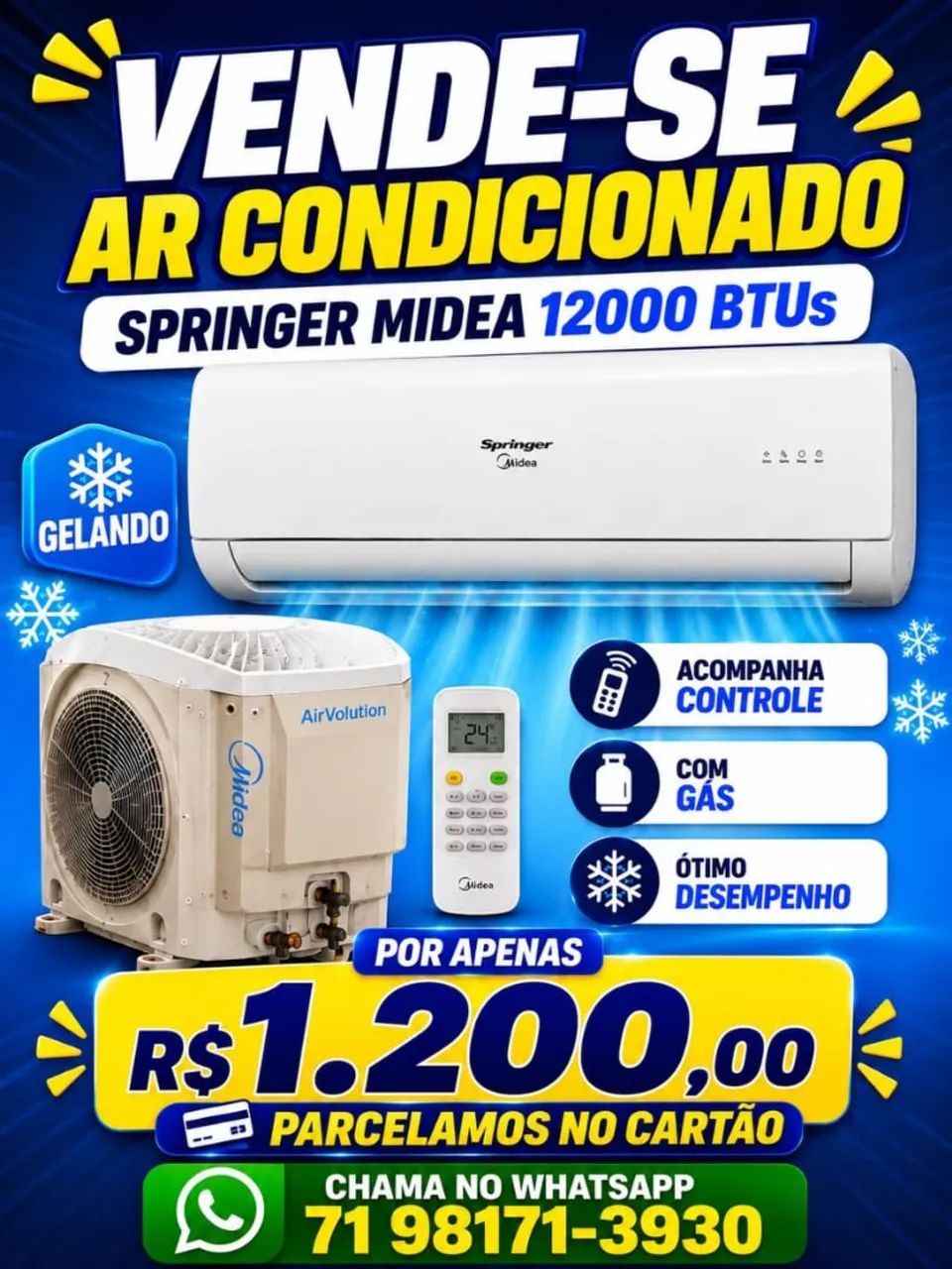 Ar condicionado 12k