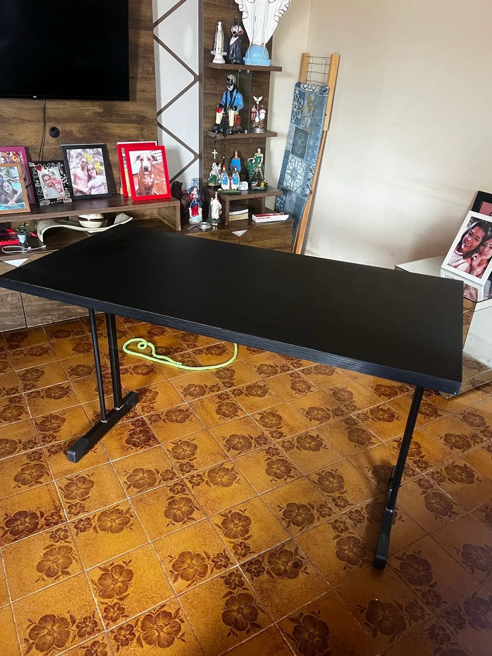 Mesa escritório preta