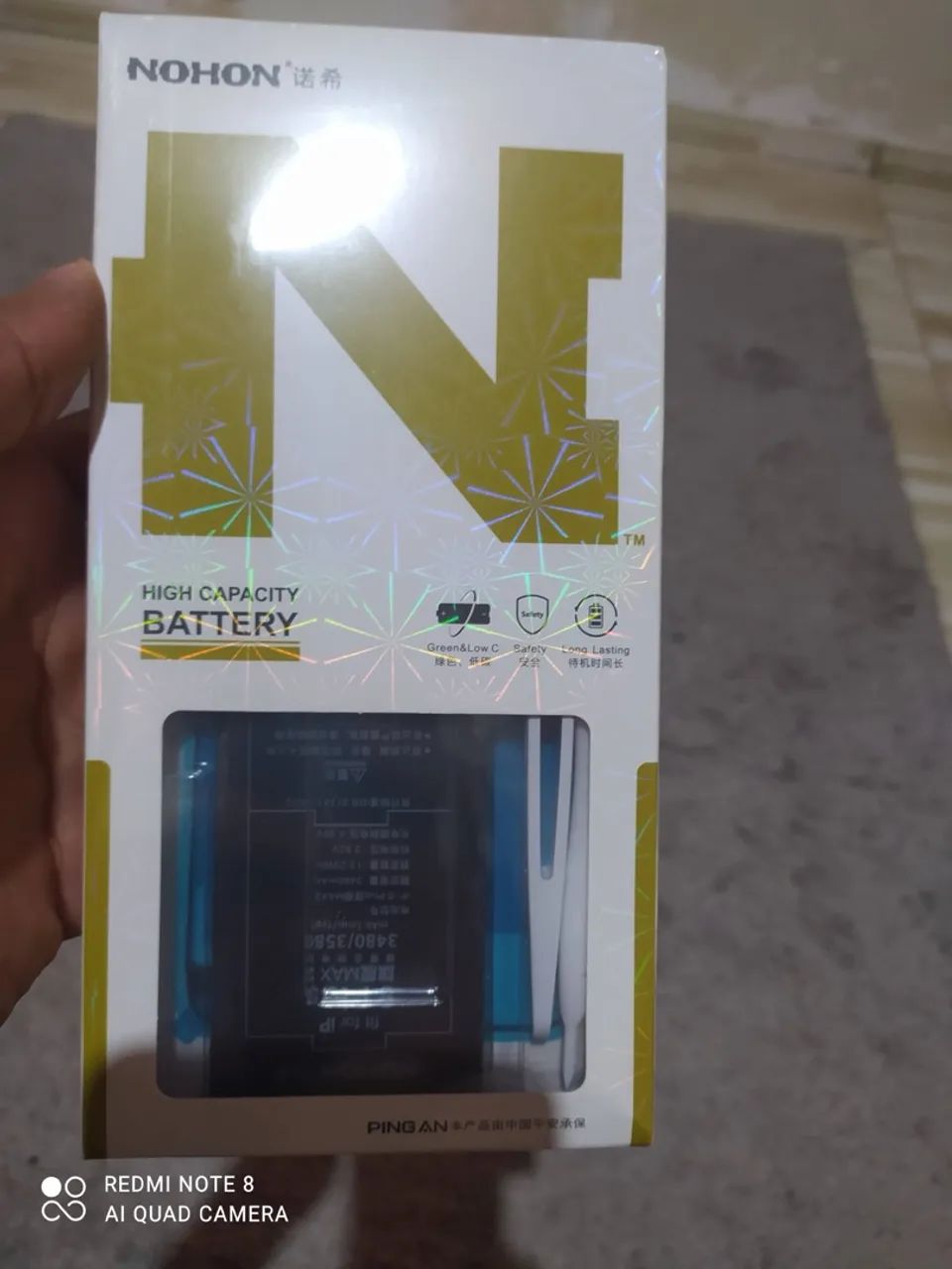 Bateria pra iPhone 8 Plus 
