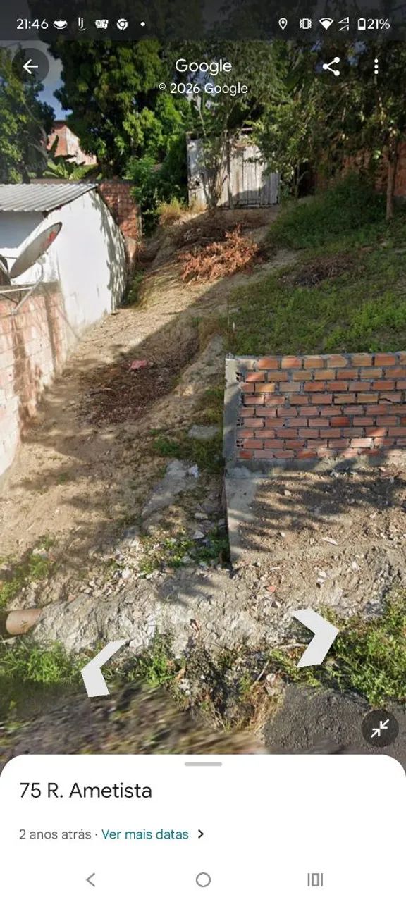 Vendo terreno com 25m x7 m