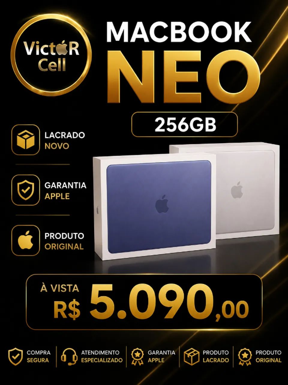 MacBook Neo 256GB e 512GB SSD | Pronta Entrega 