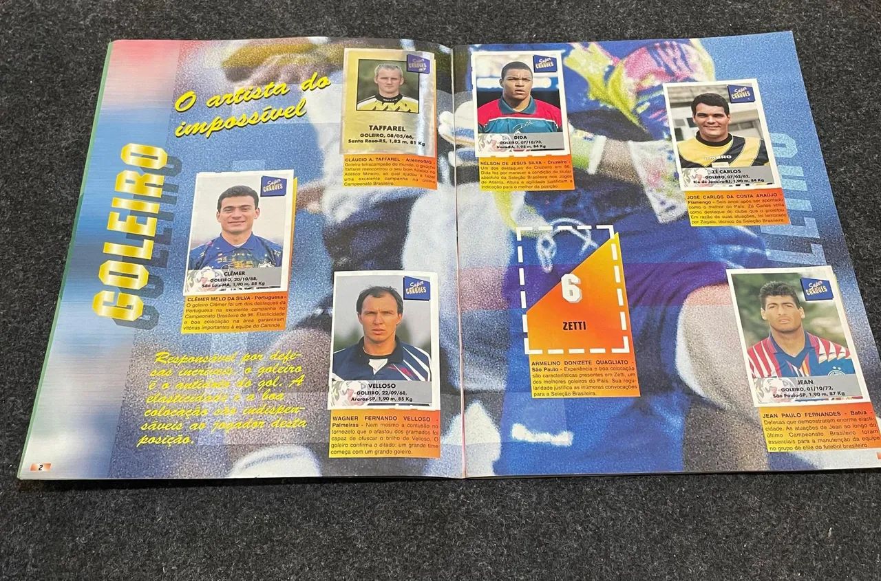 Álbum Super craques 1997 - Foto 5